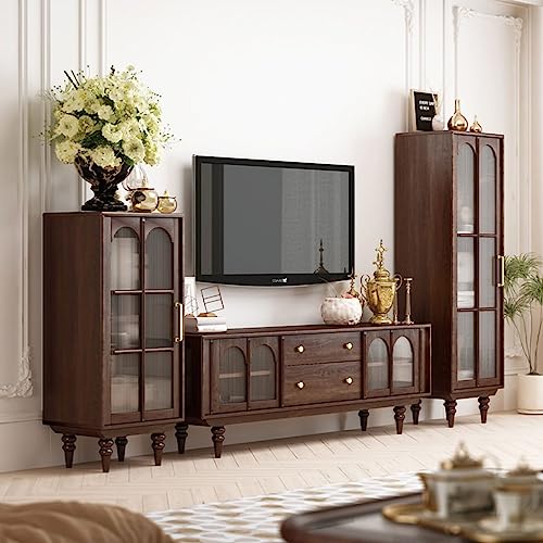 GYCVGGHF Fernsehständer für Schlafzimmer, 70,8-Zoll-Fernsehständer, Wohnzimmer-Aufbewahrungsschrank im nordischen Stil, modernes Unterhaltungszentrum mit Schubladen und Glastüren, Wohnzimmermöbel 8 GYCVGGHF Fernsehständer für Schlafzimmer, 70,8-Zoll-Fernsehständer, Wohnzimmer-Aufbewahrungsschrank im nordischen Stil, modernes Unterhaltungszentrum mit Schubladen und Glastüren, Wohnzimmermöbel