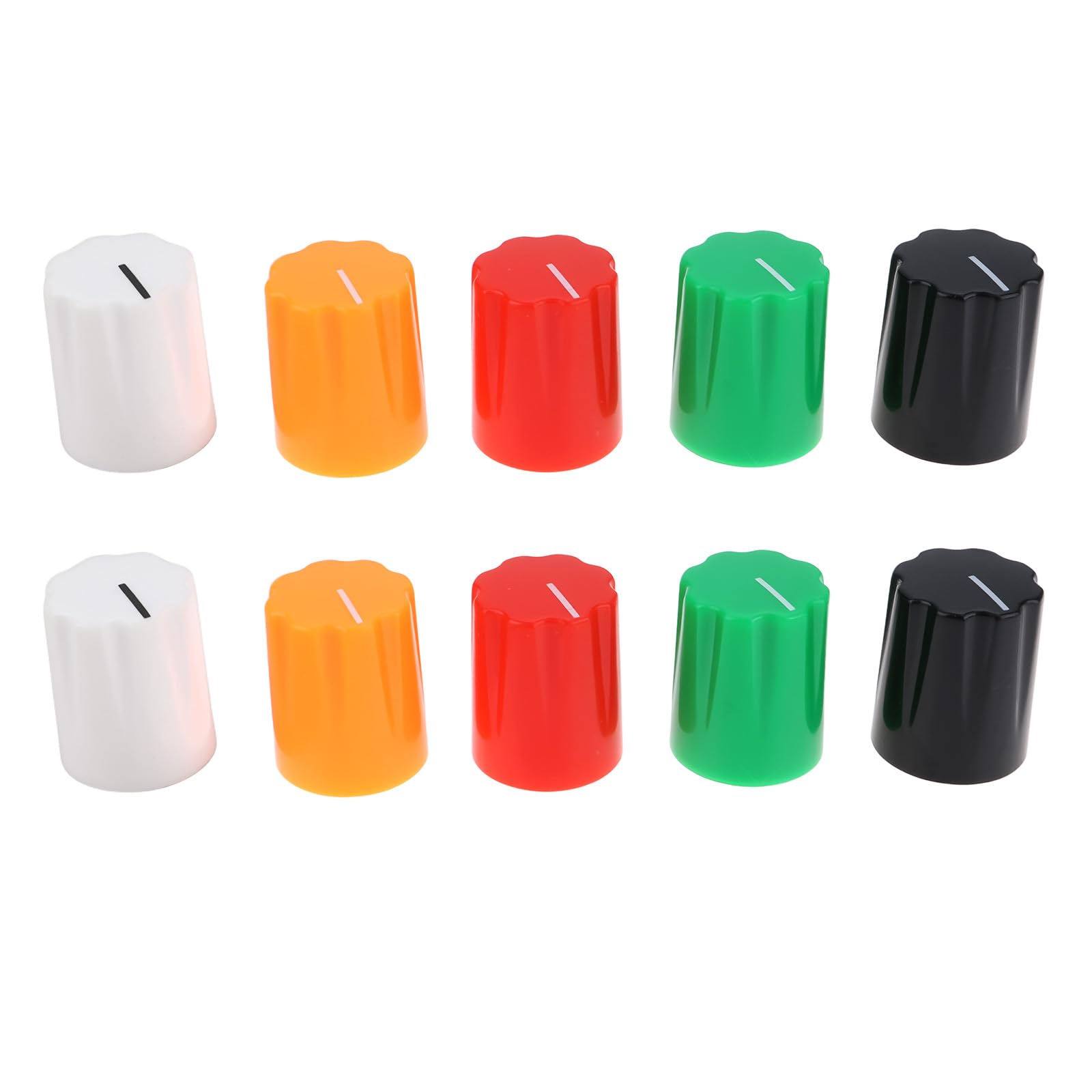 Be In Your Mind 10Pcs 1900H Style 6.35mm Potentiometer Knobs Suitable for Guitar Pedal