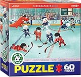 EuroGraphics Hockey Junior League Puzzle (60-Piece), Multi