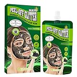 AICHUN BEAUTY Bamboo Charcoal Aloe Vera Peel-Off Glitter Mask Oil-Control Anti-Acne Moisturizing Detox Cleansing 10 minutes Facial Therapy 120ml/4.06fl.oz