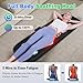 comrelax Vibration Massage Mat with Heat, Full Back Heating & Lumbar Traction, Back Massage Chair Pad for Seniors, Office Workers, 3 Intensities & 2 Heat Levels, Fatigue & Pain Relief in Office, Home