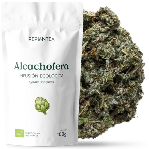ALCACHOFERA INFUSION ECOLÓGICA 100G (50 Tazas) | Hojas de Alcachofa para Infusión | Cynara scolymus REPLANTEA