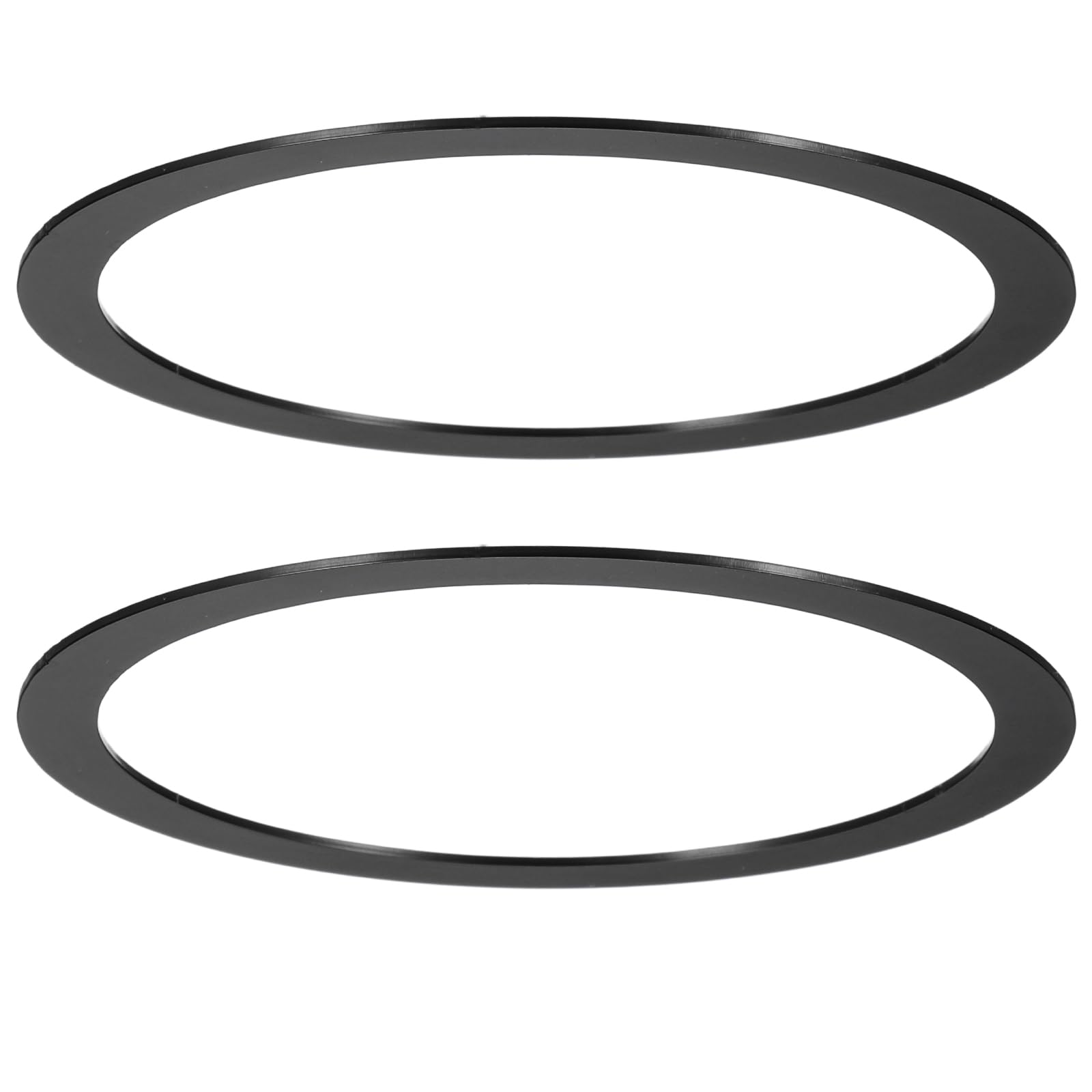 VIAPUICE Recessed Light Trim Ring for ID 76mm OD 90mm 2Pcs, Black
