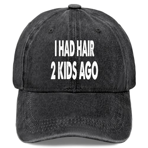 I Hads Hair 2 Kids Ago Funny Balds Guyss Balds Heads Husband Funny - Baseball Cap Hat for Womens Quick Dry Cap Sun Hats