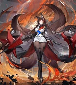 アズレン　天城　ドレス　コスプレ　衣装　ウィッグ Amazon.co.jp: [ETER] qiqincosplay アズールレーン(アズレン) アマギ