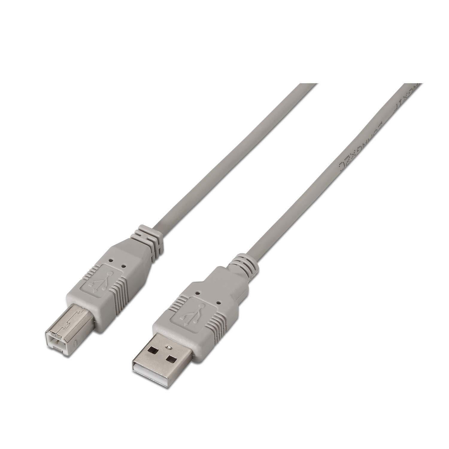 AISENS A101 – 0002 – 1.8 m USB 2.0 Printer Cable, Beige