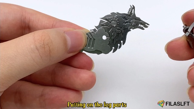 Amazon.com: 3D Metal Model Kits, Mechanical Wolf 3D Metal Puzzle