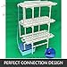 DreamJoy 3 Layers 108 Plant Sites Hydroponic Site Grow Kit 12 Pipes Hydroponic Growing System Water Culture Garden Plant System for Leafy Vegetables Lettuce Herb Celery