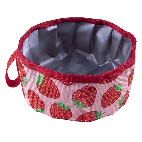 Dog Feeding Bowl Pet Nylon Food Bowl Pet Dogs Outdoor Travel Feeding Bowl Foldable Feeder Bowl Large Capacity Dishware