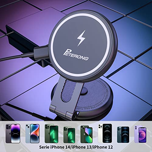 PETERONG Caricatore Wireless Magnetico per Auto