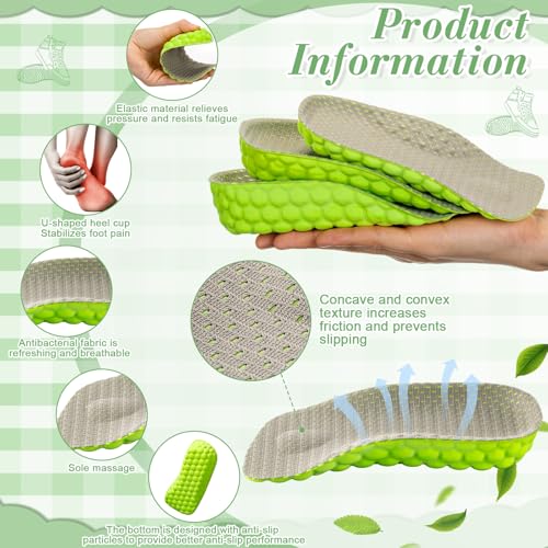 3 pares de plantillas elevadoras con soporte y absorción miniatura 3