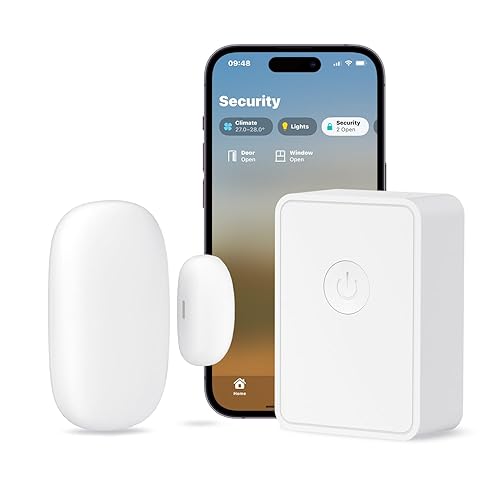 meross Smart WiFi Door & Window Sensor Kit, Work with