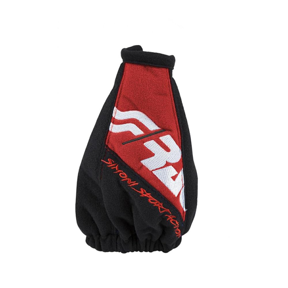 Simoni Racing Pomello Cambio Sportivo In Ecopelle Nera Con Cuciture Rosse – Universale Con Adattatori E Viti