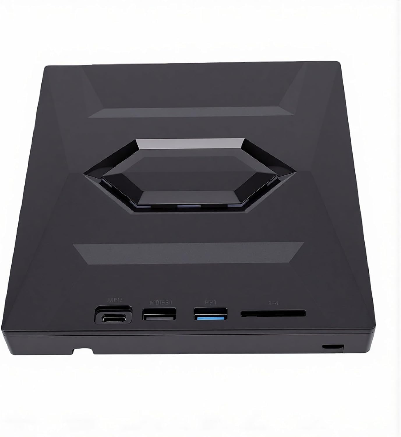 Unità ottica esterna con interfacce USB 3.0 e Type-C, masterizzatore BD DVD CD portatile, compatibile con PC, laptop e computer desktop.