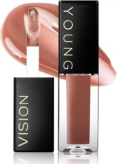 YOUNG VISION Lip Glow Oil, Lip Gloss with Jojoba Seed Oil, Moisturing and Plumping,0.20 fl oz(Pack of 1)