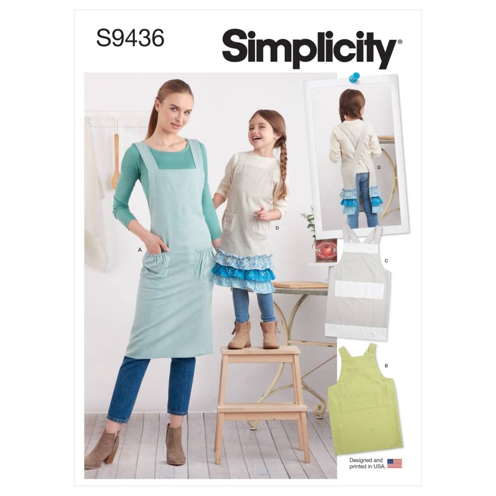 SIMPLICITYSewing Pattern S9436 Adults' and Children's Aprons