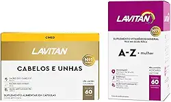 Kit Lavitan Cabelos e Unhas e A-Z - Cimed