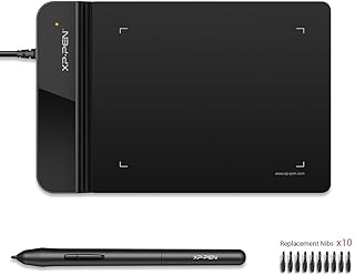 XP-Pen StarG430S Graphics Drawing Tablet Signature Tablet Pen Tablet (4x3 Size, 8192 Levels of Pressure Sensitivity, Battery Free Stylus and 20 Replacement nibs)