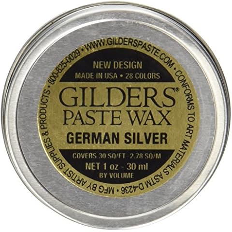 Baroque Art Gilders Paste 1 Ounces-German Silver Cover