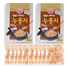 Otto-gi Korean Scorched Rice Chip Nurungji - Healthy Snack 2 Pack, 5 Individually Wrapped Pouches - Traditional Crispy Treats, Nutty Flavor Treat - Easy to Prepare, Portable Morning Meal