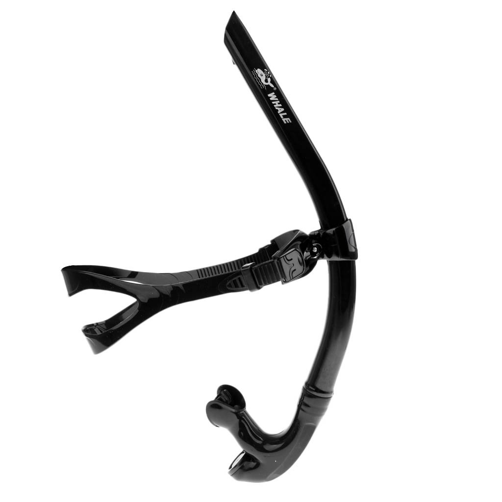 Soporte para tubo de respiración de buceo y natación, color negro