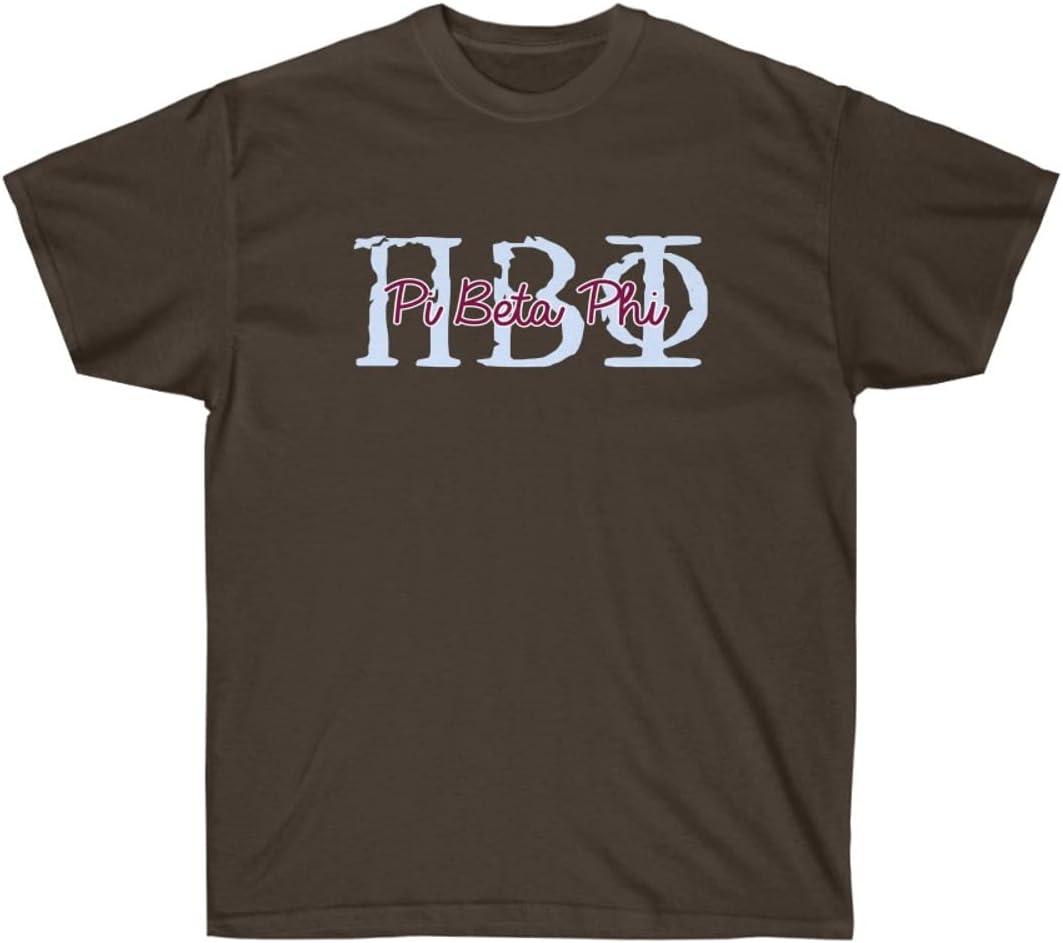 Pi Beta Phi Greek Type Cotton Tee