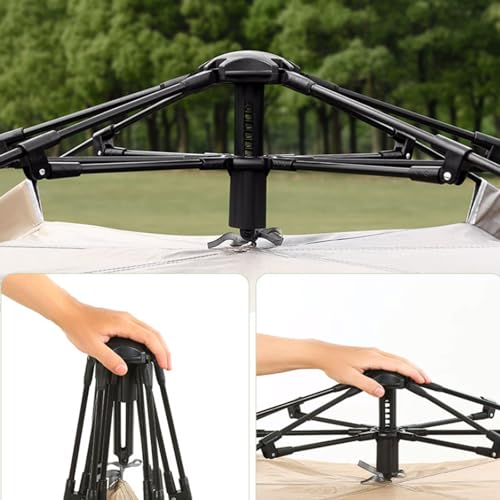 Carpa automática para camping 2-3 personas portátil miniatura 4