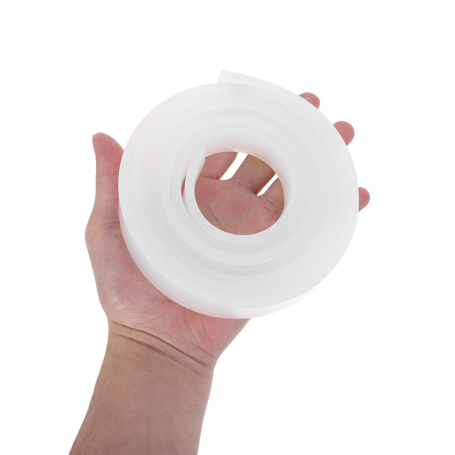 Tiras de Silicona para Moldear Azúcar, Herramientas para Esculpir Fondant y Repostería, Molde Texturizado de 2 Metros X 2 Cm X 5 Mm, Suministros para Decoración y Manualidades