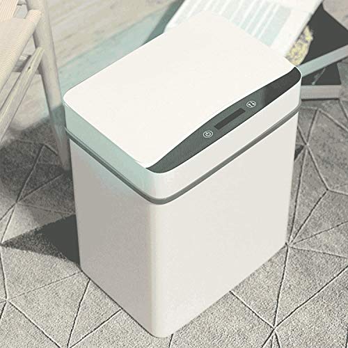 Caneca de basura inteligente con tapa y sensor 15L miniatura 5