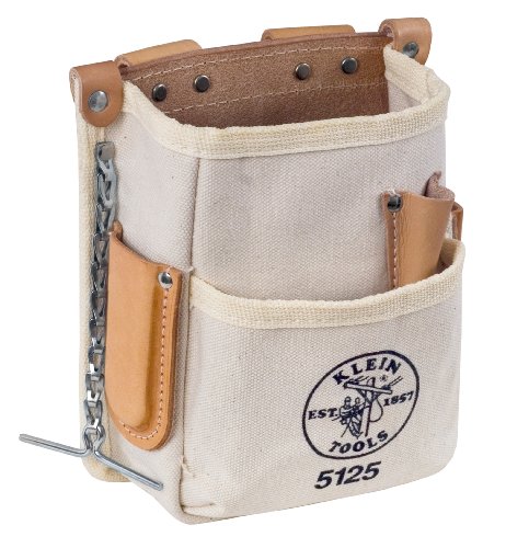 Klein Tools 5125 Tool Pouch, 5-Pocket, Canvas