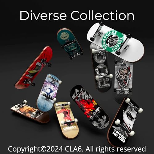 Image of CLA6 29mm Fingerboard | Bearing Wheels | 5 Ply Maple Deck | Foam Grip Tape | Complimentary Tool and eBook |