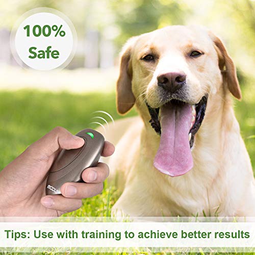 MODUS Ultrasonic Bark Control Device, Anti Barking Device Dog Training Aid 2 in 1 Control Range of 16.4 Ft W/Anti-Static Wrist Strap LED Indicate Walk a Dog Outdoor - Thumbnail 4