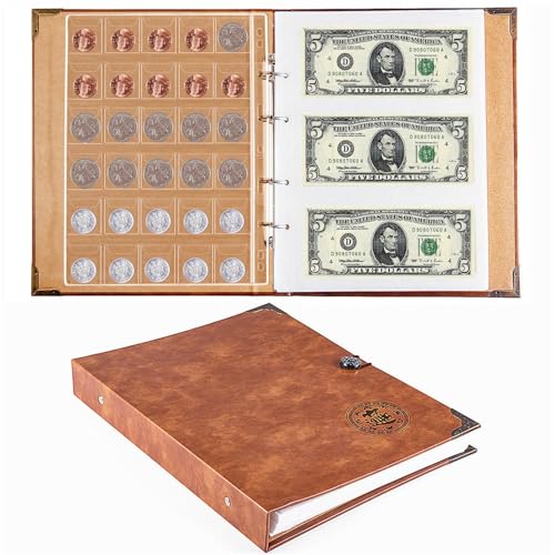 Álbum de monedas Ettonsun de gran capacidad para la preservación de piezas raras 2