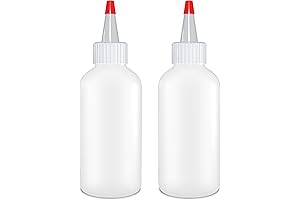 Pack of 2, Small Squirt Bottles for Condiments - 4 OZ Liquid Capacity