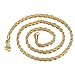 Yowablo Halskette Gold Weltkugel Kette AnhäNger KettenläNge Goldkette Ankerkette Sterling Silber Herz KöNigskette Schlangenkette Silberkette (20inch Gold)