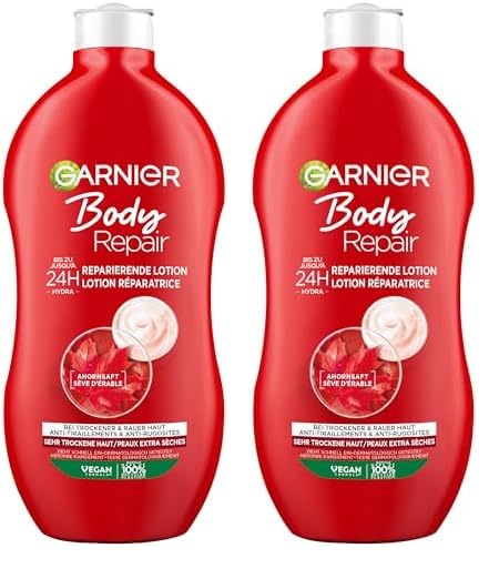 Garnier Body Feuchtigkeitscreme Body Repair, 400 ml (Packung mit 2)