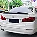 Rear Spoiler Compatible with BMW 5 Series F10 Sedan 528i 535i 550i and F10 M5 2010-2016 Carbon Fiber Printing Rear Trunk Spoiler Wing