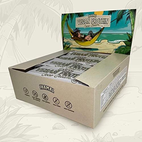 Barra de Proteina Vegan Protein Coco cream 12 Unidades de 50g