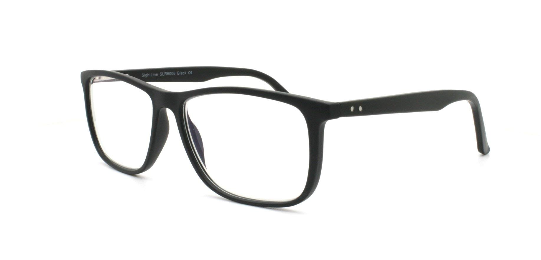 SightlineSix-006 Multifocus Reading Glasses- Premium Quality Frame -Medium to Large Fit 2.50 Magnification