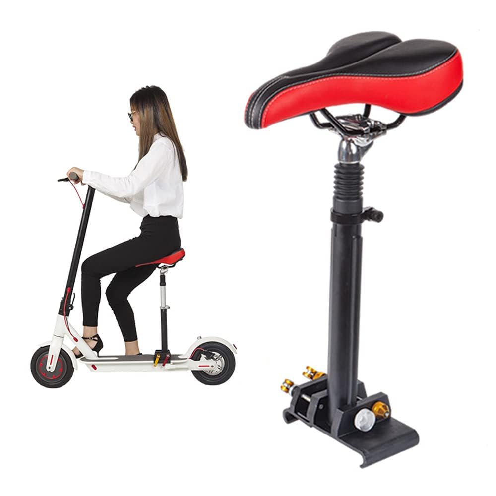 Cuscino per monopattino elettrico, sedile pieghevole per monopattino elettrico, comodo, ammortizzatore di urti, altezza regolabile 40-60 cm per Xiaomi M365 Roller