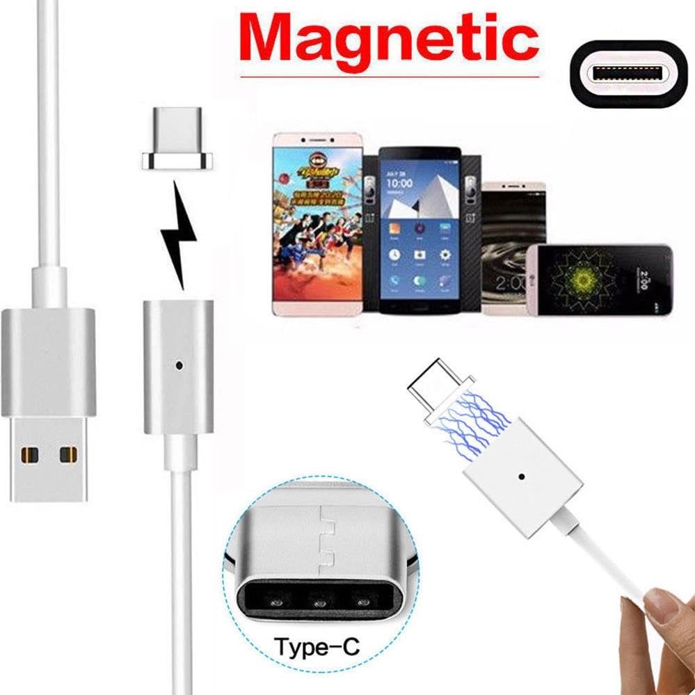 Lunatic 1049 1 Metre Lightning Micro Usb Type C Mıknatıslı Tüm Telefonlar Uyumlu Şarj Kablosu (kablo bozulmasından sıkıldınız mı Manyetik şarj tak çıkar olmadığı için kablo ömrü uzun olacak)