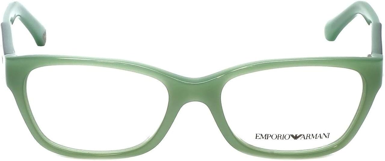 Miniatura 2 de Emporio Armani EA3004F - 5085 - Gafas de ópalo verde aguamarina con lente de demostración transparente de 2.047in, Ópalo verde agua., 5216140