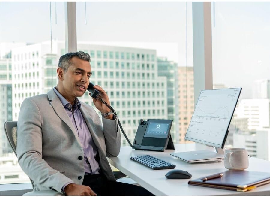 Poly CCX 600 IP Phone - Corded - Corded/Cordless - Wi-Fi, Bluetooth - Black - VoIP - 2 x Network (RJ-45) - PoE Ports