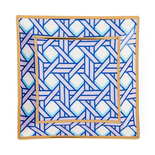 Basketweave Square Tray