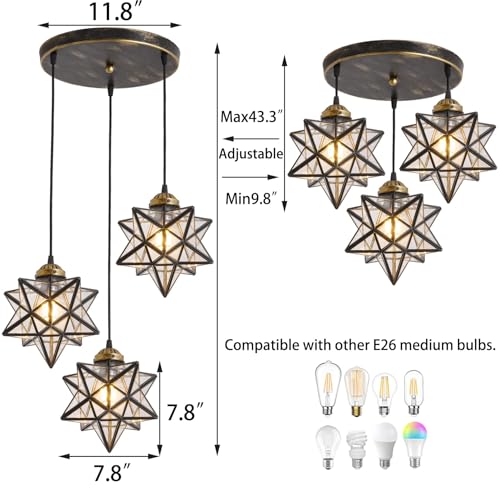 Haixiang AA6419-TOUMING Mini Chandeliers Light thumb #2