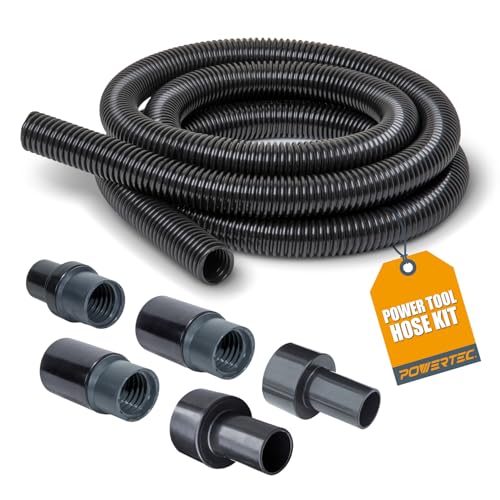 POWERTEC 70347 10 Ft. Dust Collection Hose Kit...