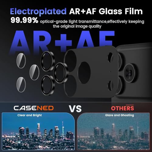 Image of Camera Lens Protector Tempered Glass for iPhone 17 Pro Max - Alloy Metal Cover with Tempered Glass - Scratch Resistant, Easy Installation