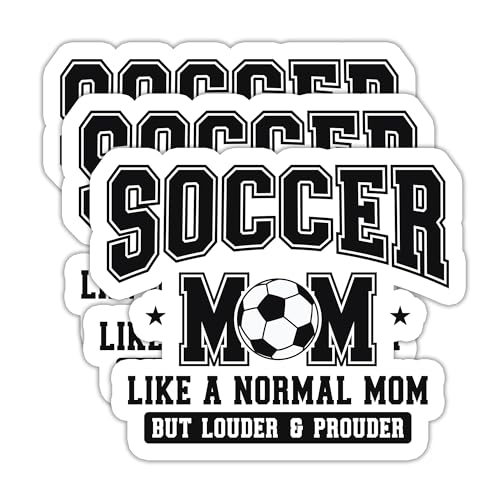 (3PCS) Soccer Stickers - Soccer Mom Like A Normal Mom
