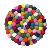 鍋敷き フェルト ウール 自然素材100% (カラフル)