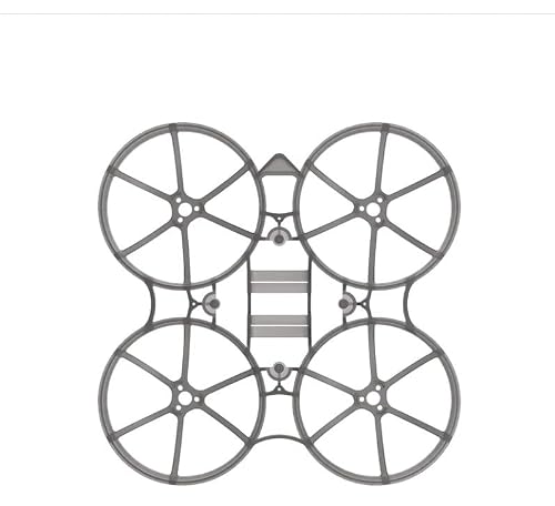 KGAFPKX Betafpv Meteor75 Air Brushless Whoop Frame FPV DIY Parts for Meteor75 Whoop Drones(Transparent Gray)